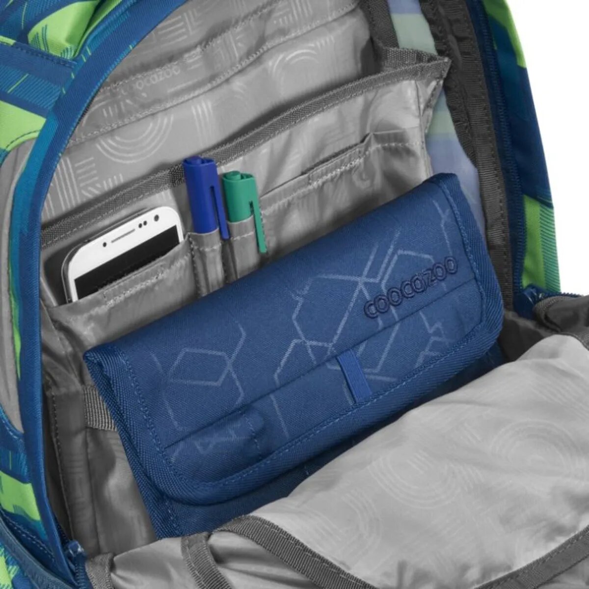 Coocazoo Schulrucksack JOKER, Lime Stripe