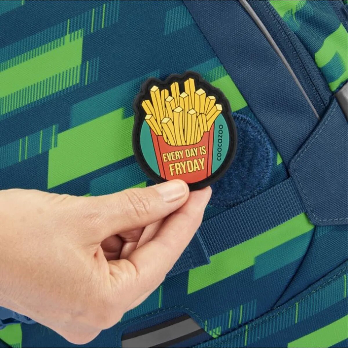Coocazoo Schulrucksack JOKER, Lime Stripe