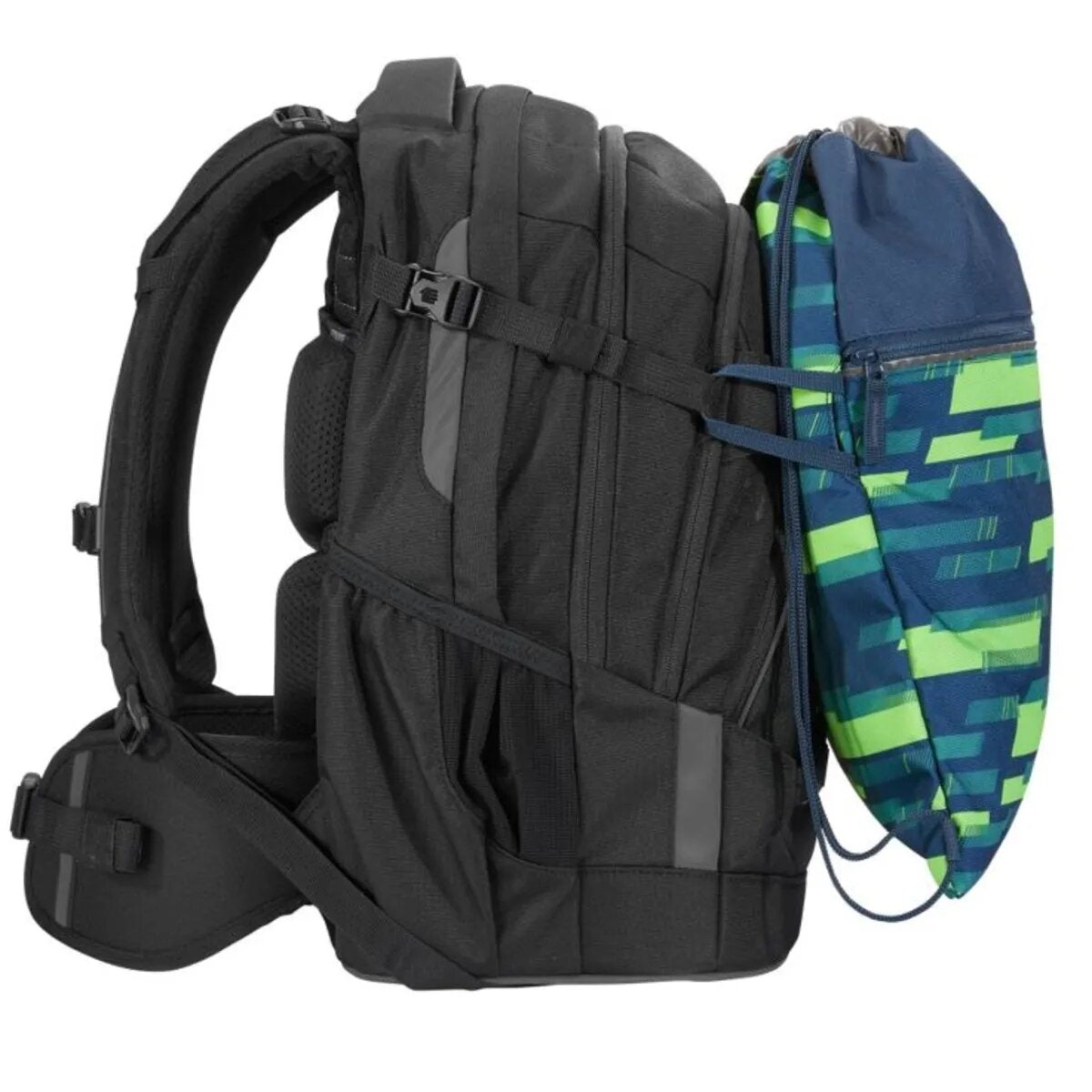 Coocazoo Turnbeutel, Lime Stripe