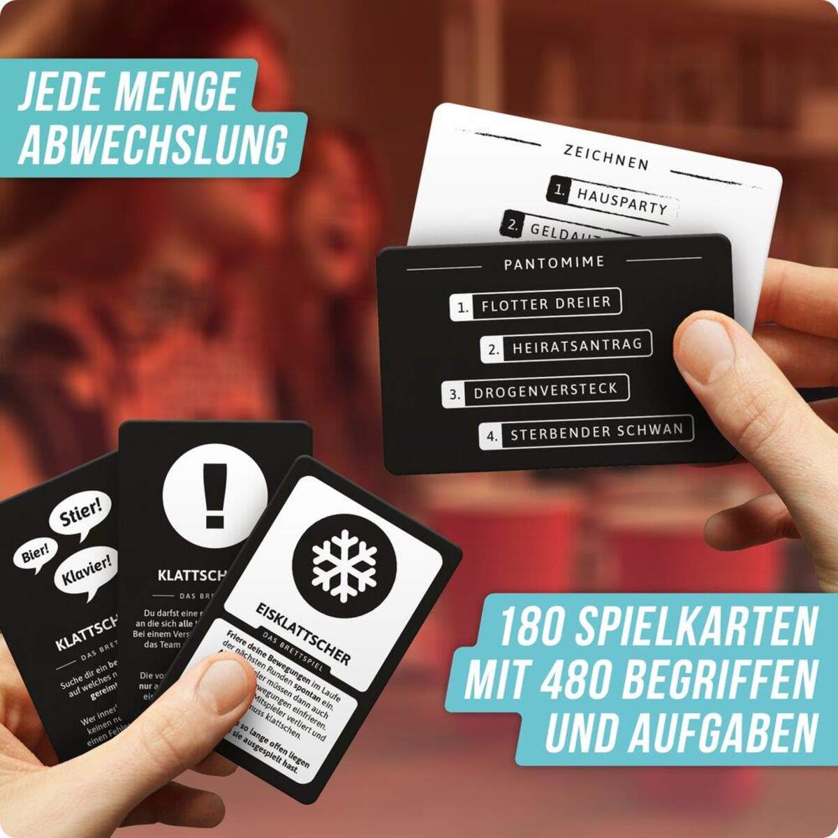 Denkriesen klattschen® - Trinkspiel - DAS BRETTSPIEL