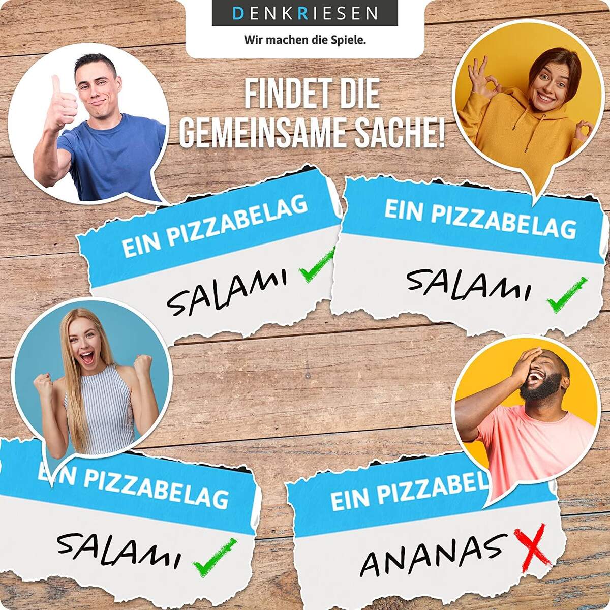 Denkriesen PARTYFIEBER - GEMEINSAME SACHE Block Edition "Das waghalsige Partyspiel"