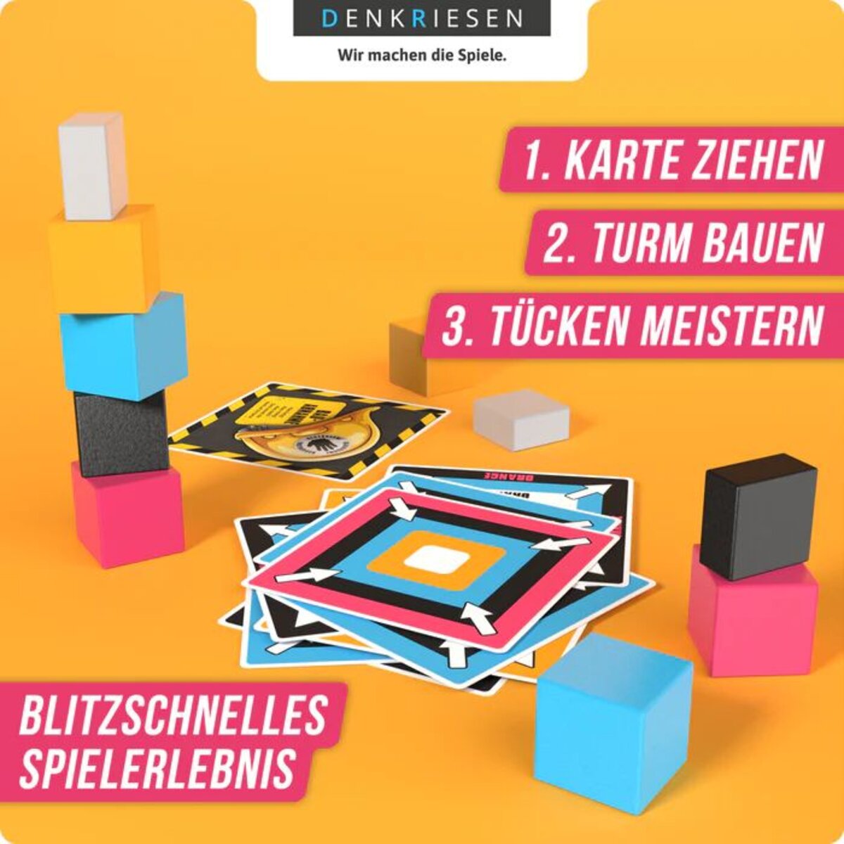 Denkriesen Ranklotzen "Auf die Klötze, fertig, los!" 6 Spieler Edition