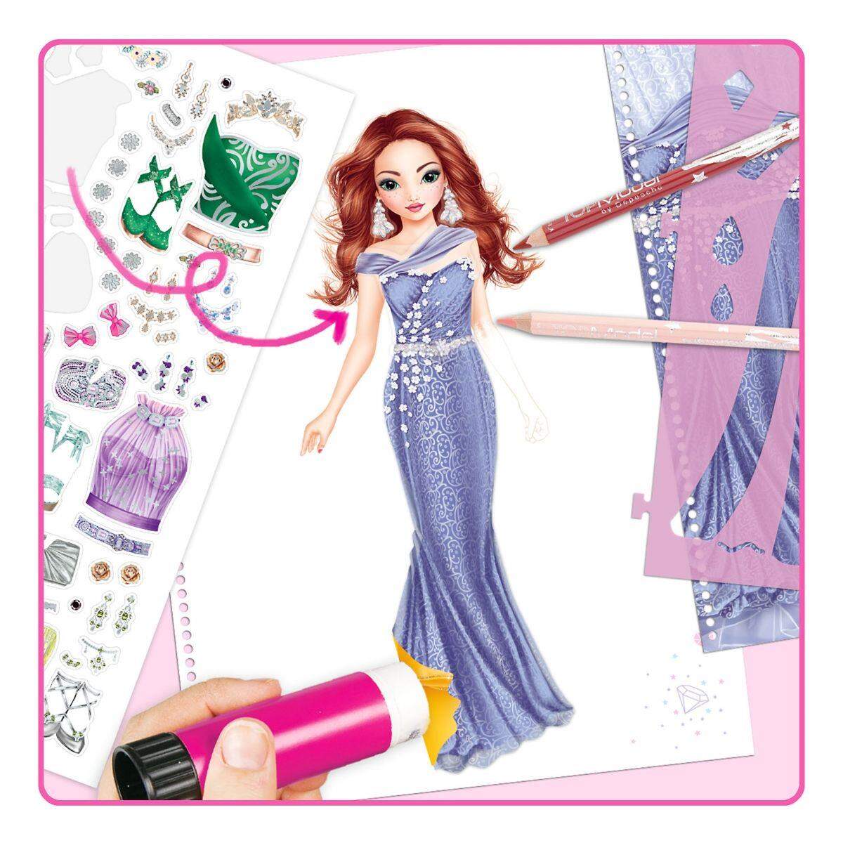 Depesche Create your -Glamour Special- Malbuch