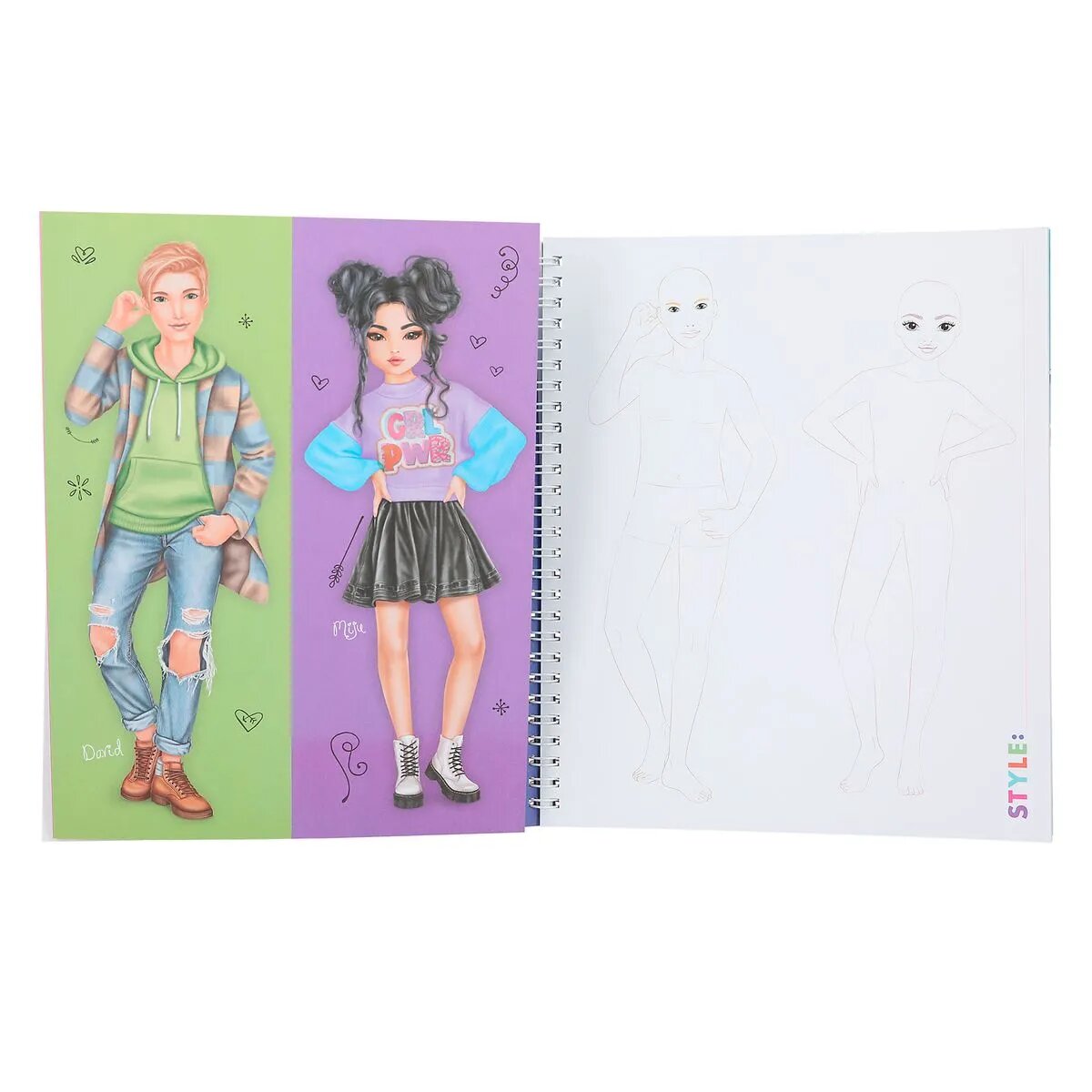 Depesche Create your TOPModel Malbuch