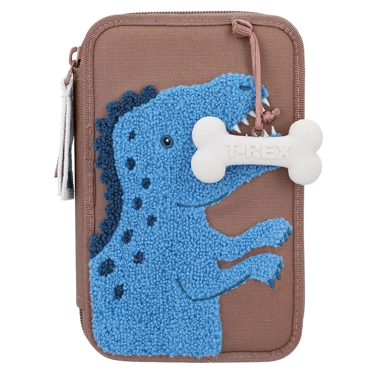 Depesche Dino World 2-Fach Federtasche Braun DINO MINI