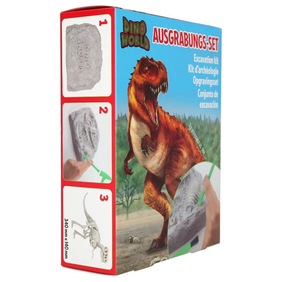 Depesche Dino World Ausgrabungs-Set Groß Dino World Excavation Kit Big