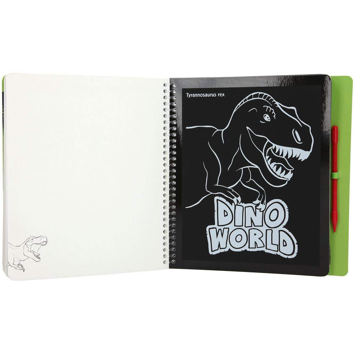Depesche Dino World Magic Scratch Book / Kratzbuch