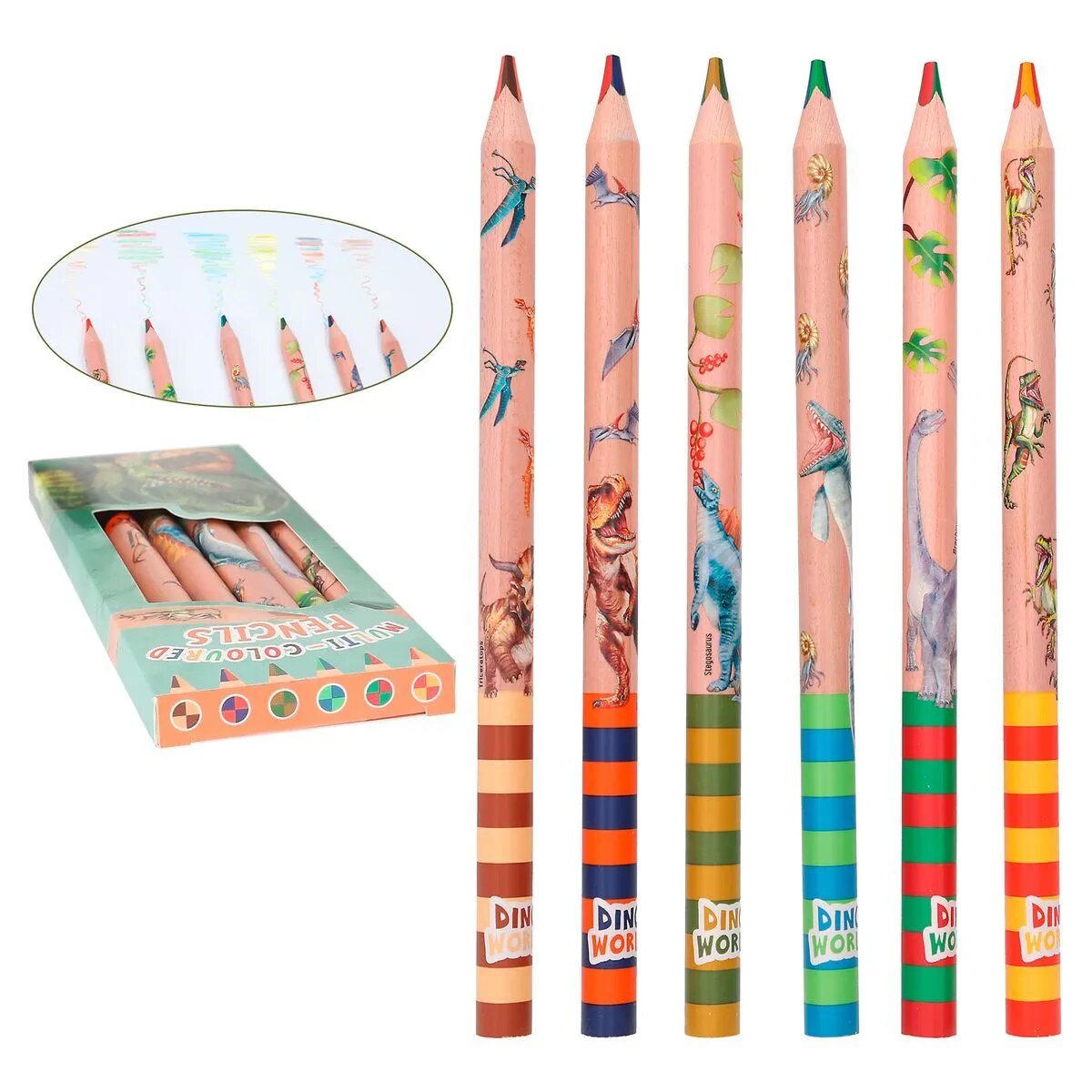 Depesche Dino World Multicolor Buntstifte