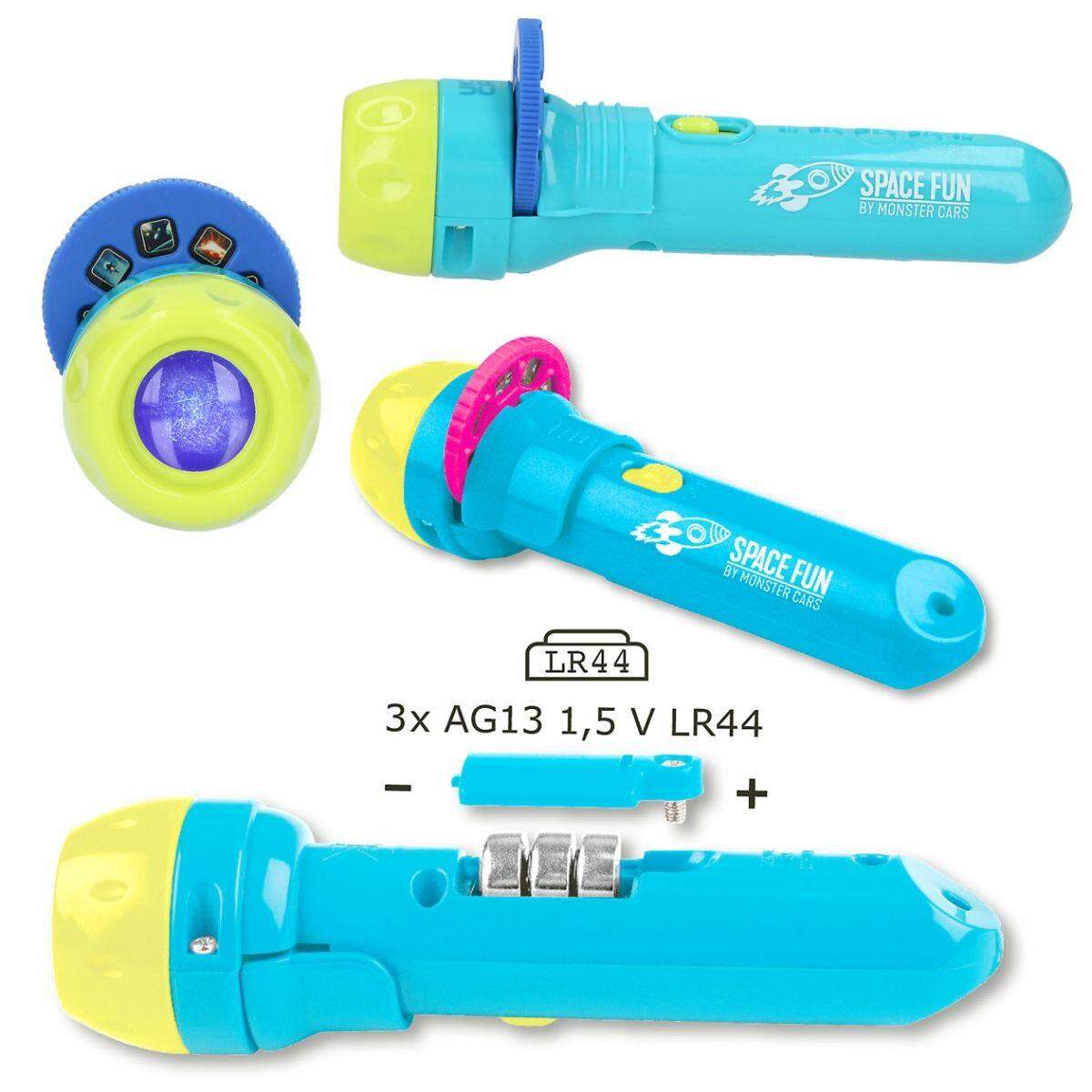 Depesche Monster Cars Taschenlampe Mit Bildeffekten SPACE FUN