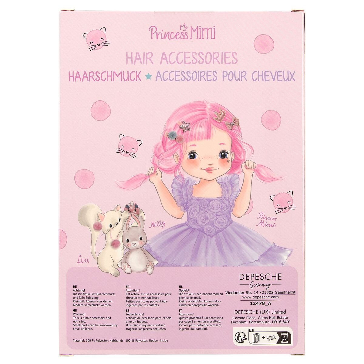 Depesche Princess Mimi Haarspangen Set