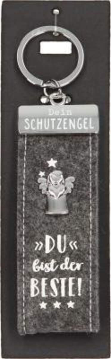Depesche Schutzengel Glücksfilz Schlüsselanhänger