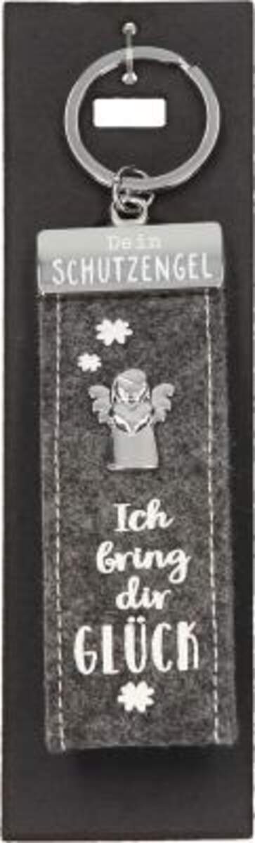 Depesche Schutzengel Glücksfilz Schlüsselanhänger