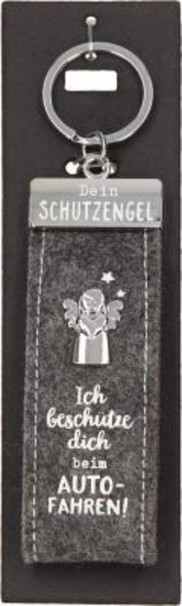 Depesche Schutzengel Glücksfilz Schlüsselanhänger