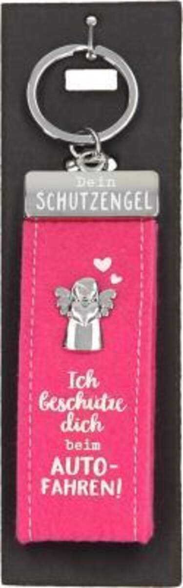 Depesche Schutzengel Glücksfilz Schlüsselanhänger