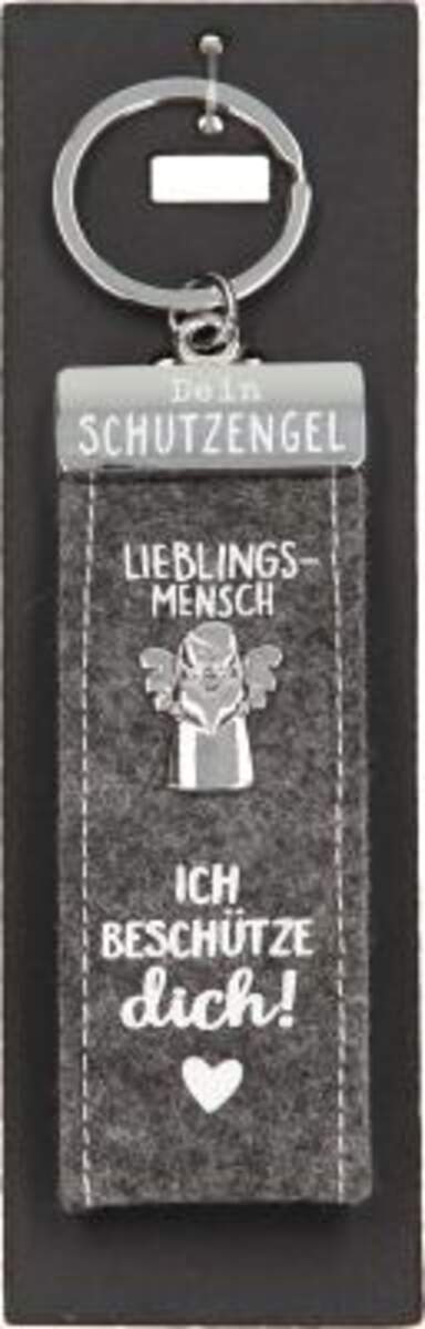 Depesche Schutzengel Glücksfilz Schlüsselanhänger