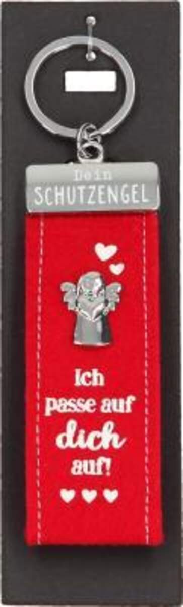 Depesche Schutzengel Glücksfilz Schlüsselanhänger