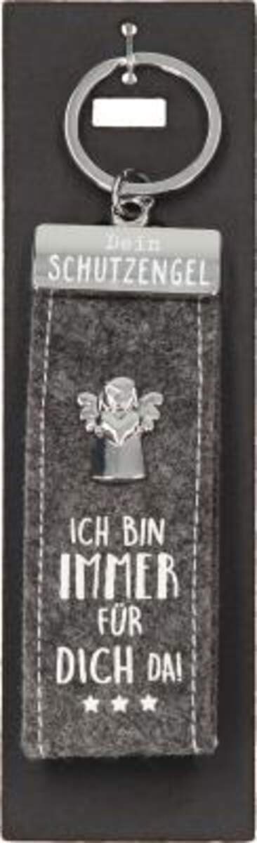 Depesche Schutzengel Glücksfilz Schlüsselanhänger