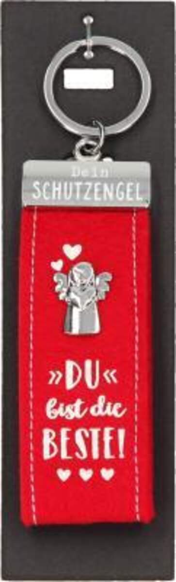 Depesche Schutzengel Glücksfilz Schlüsselanhänger
