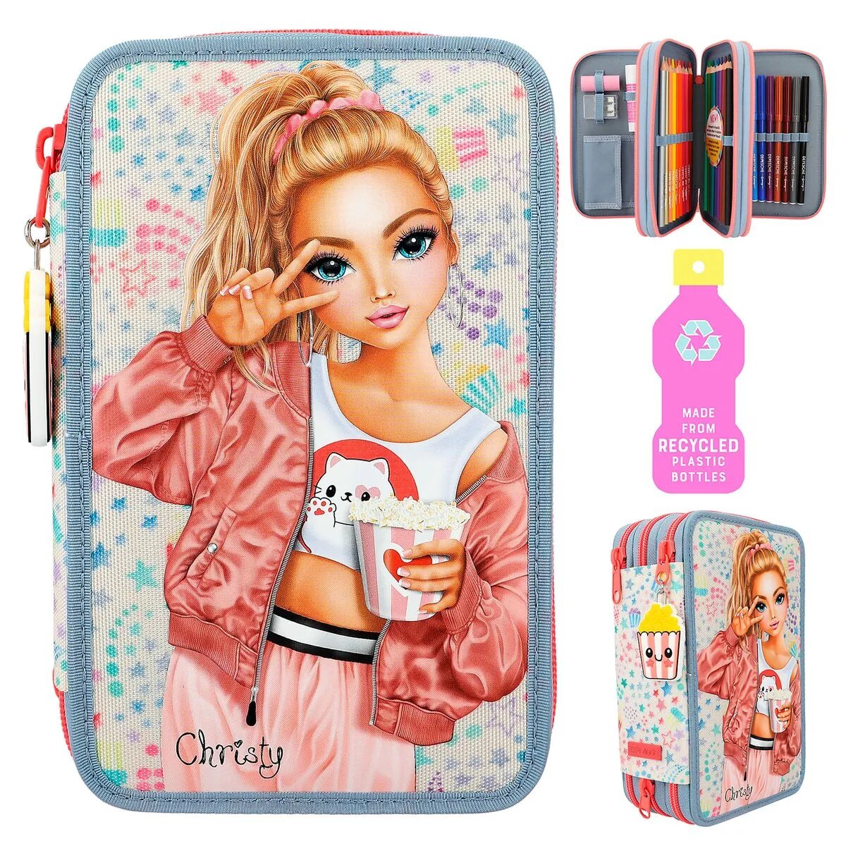 Depesche TOPModel 3-Fach Federtasche CUTIE STAR