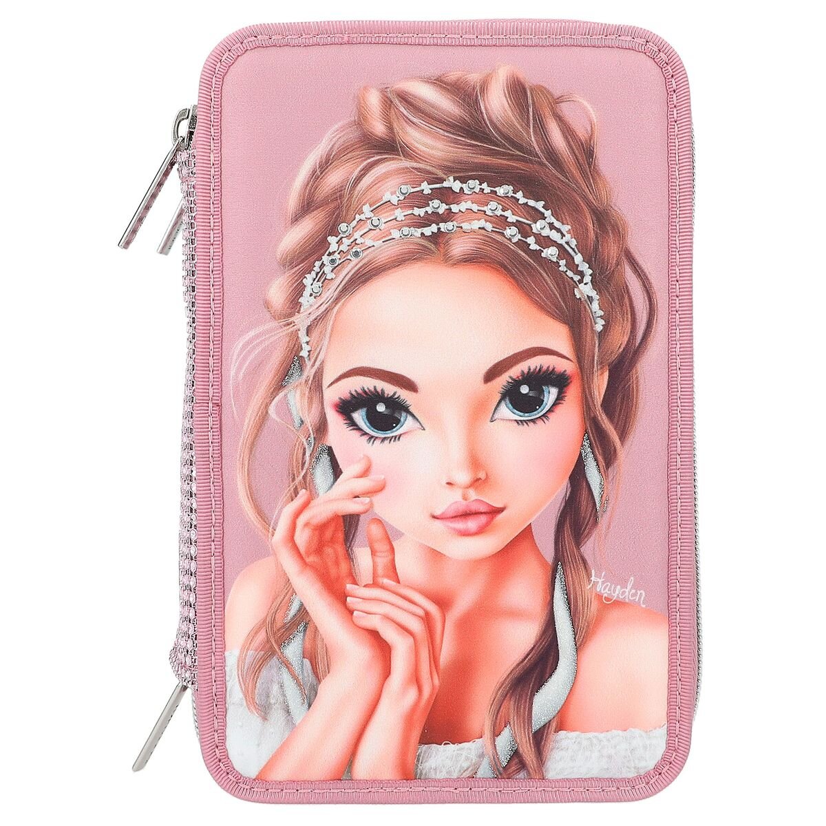 Depesche TOPModel 3-Fach Federtasche GLITTER QUEEN