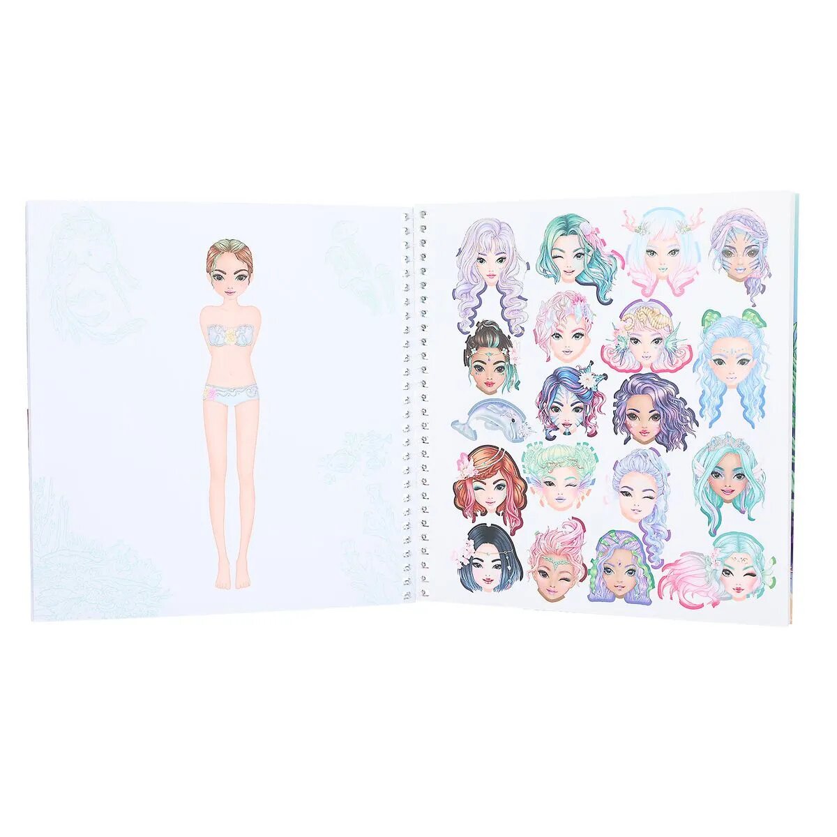 Depesche TOPModel Dress Me Up Stickerbuch MERMAID