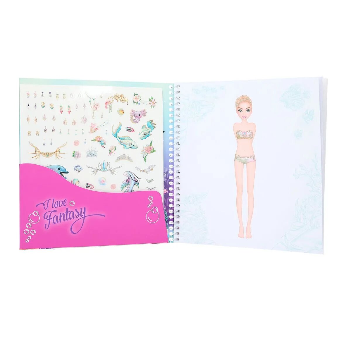 Depesche TOPModel Dress Me Up Stickerbuch MERMAID