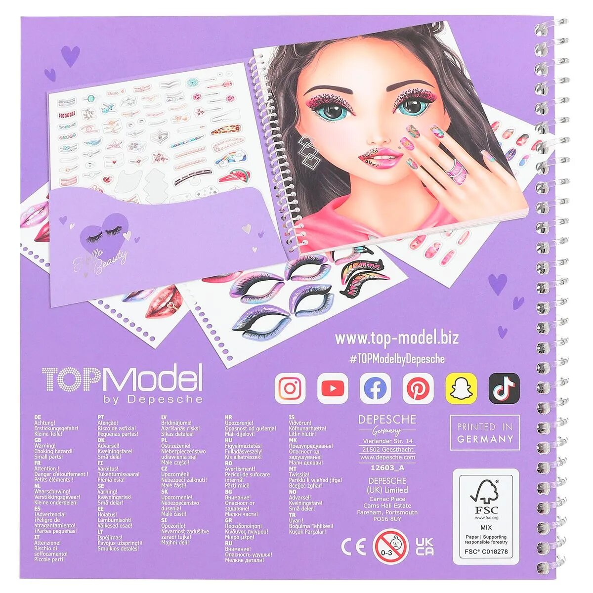 Depesche TOPModel Dress me up Face BEAUTY GIRL