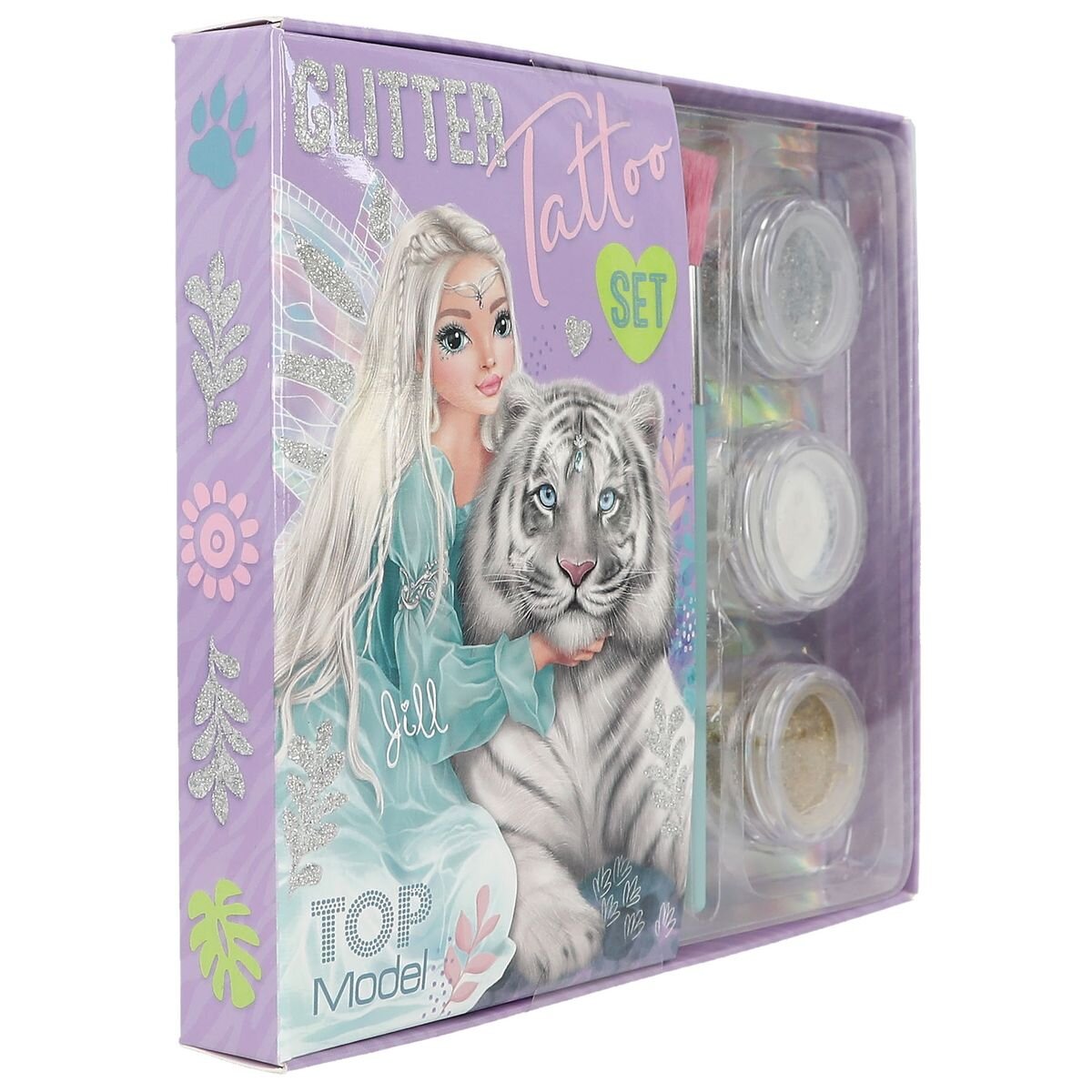 Depesche TOPModel Glitzer Tattoo Set FANTASY TIGER