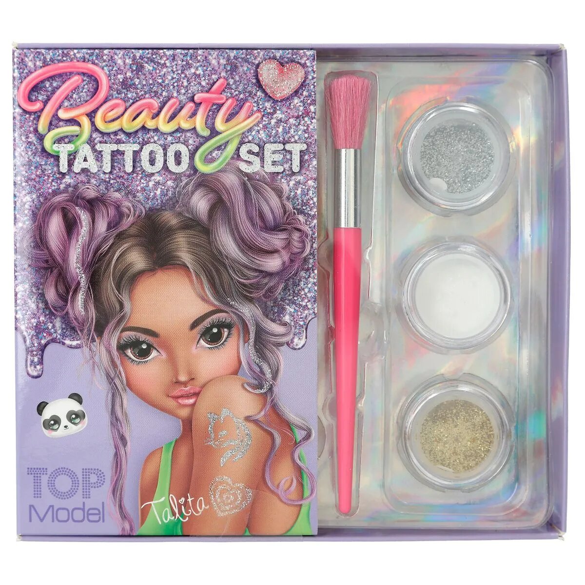 Depesche TOPModel Glitzer Tattoo Set BEAUTY and ME