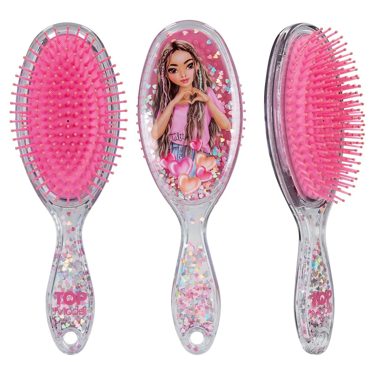 Depesche TOPModel Haarbürste BEAUTY and ME, 1 Stück, 2-fach sortiert