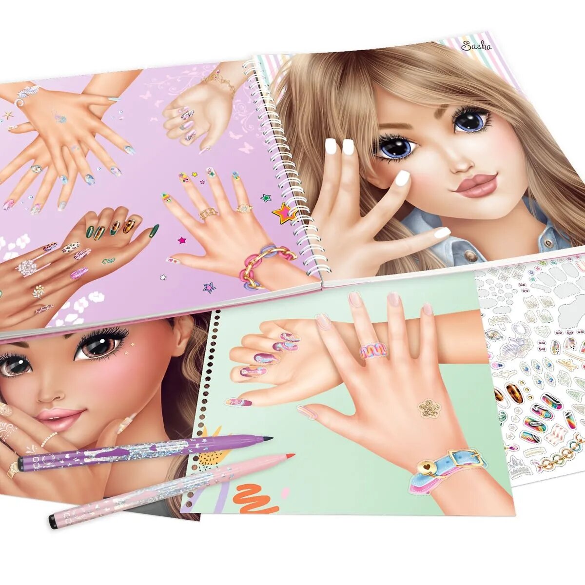 Depesche TOPModel Hand Designer Malbuch