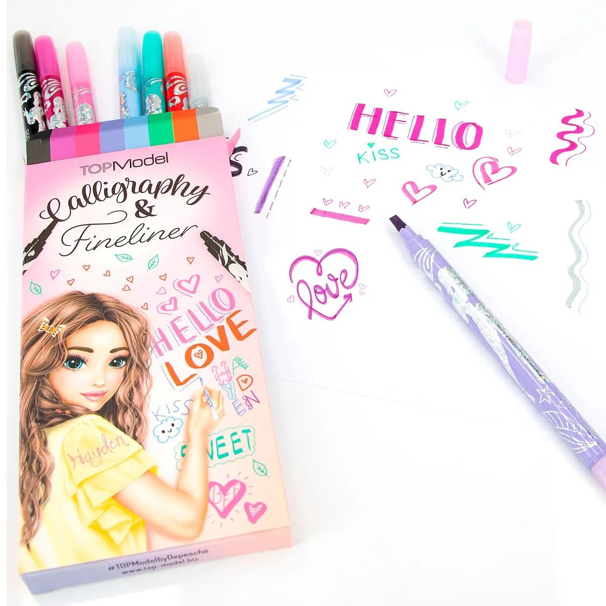 Depesche TOPModel Kalligraphy und Fineliner Set