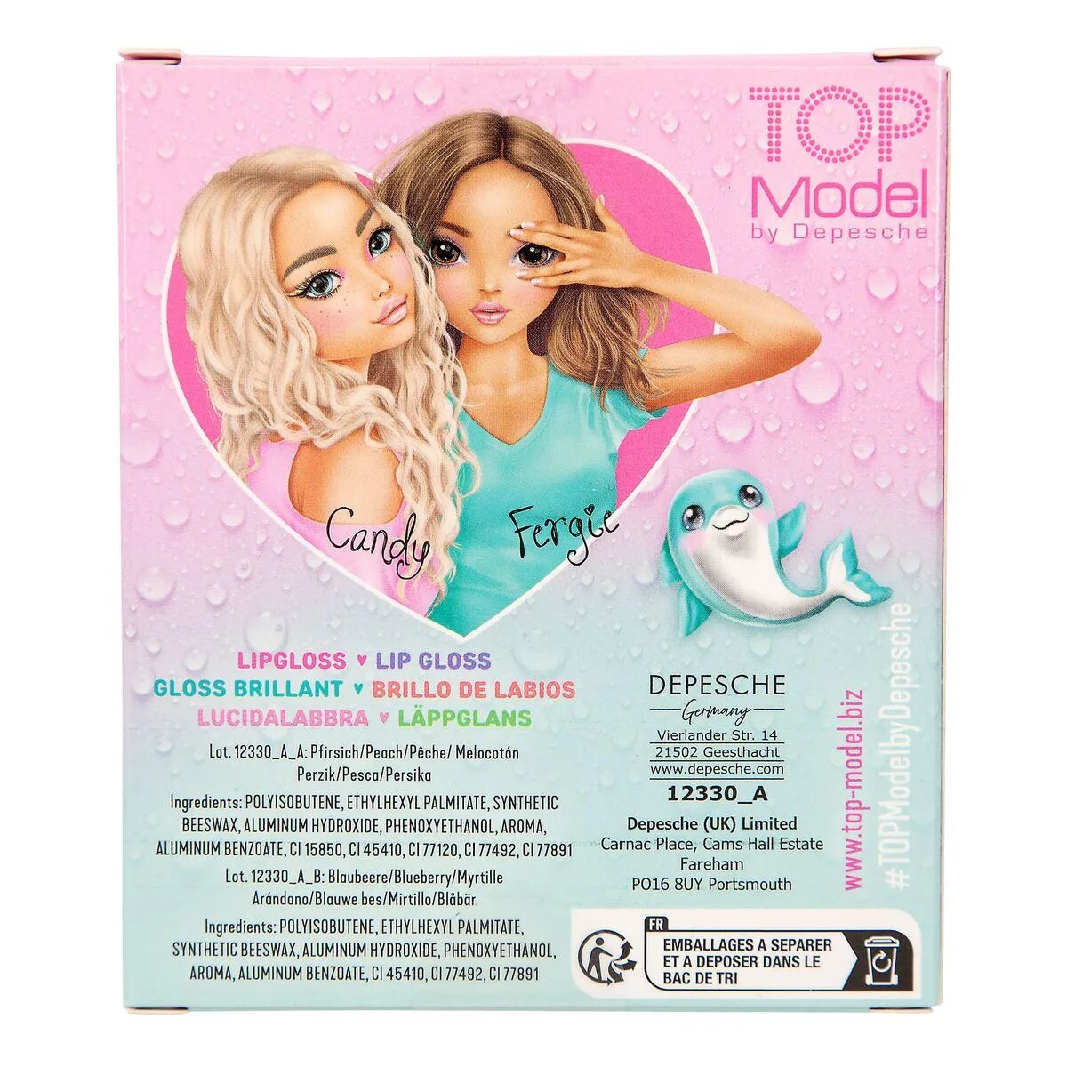 Depesche TOPModel Lipgloss Set BFF BEAUTY and ME