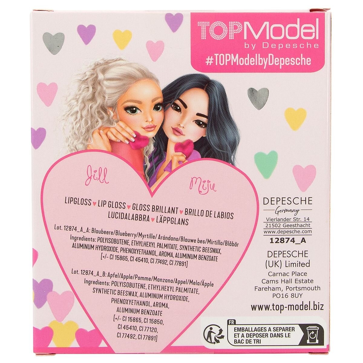 Depesche TOPModel Lipgloss Set BFF BEST FRIENDS