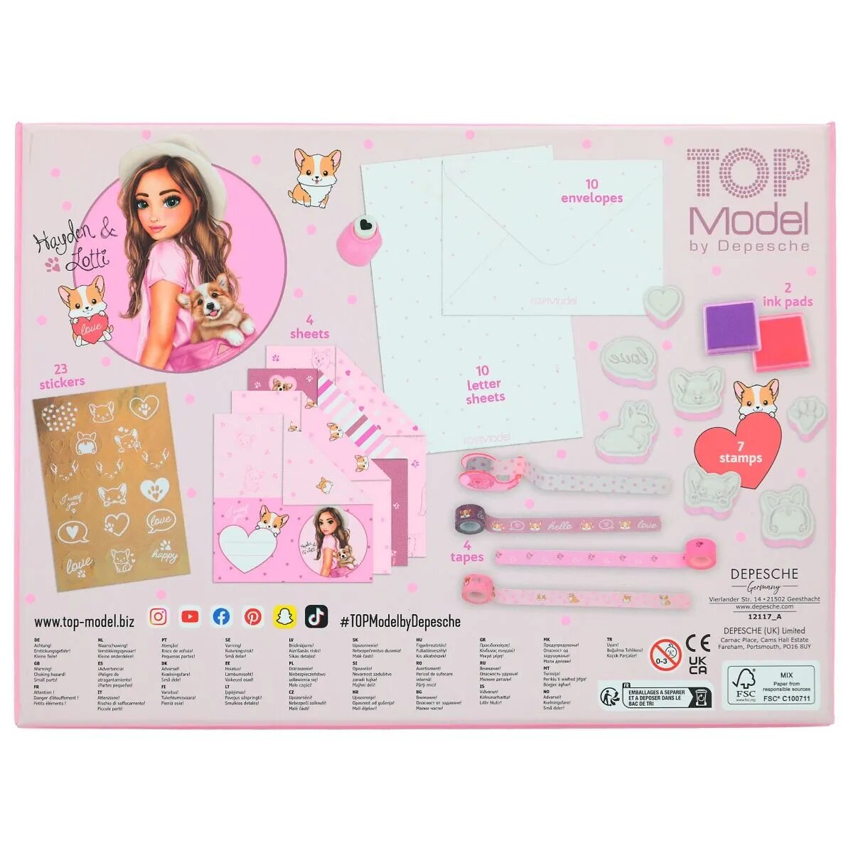 Depesche TOPModel Love Letterset CORGI