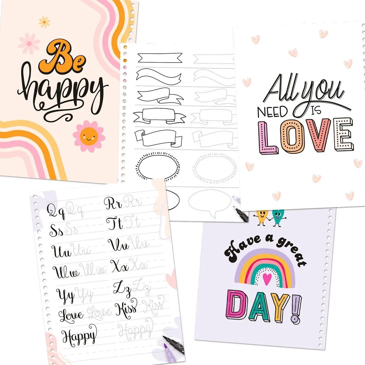 Depesche TOPModel Malbuch-Set Handlettering