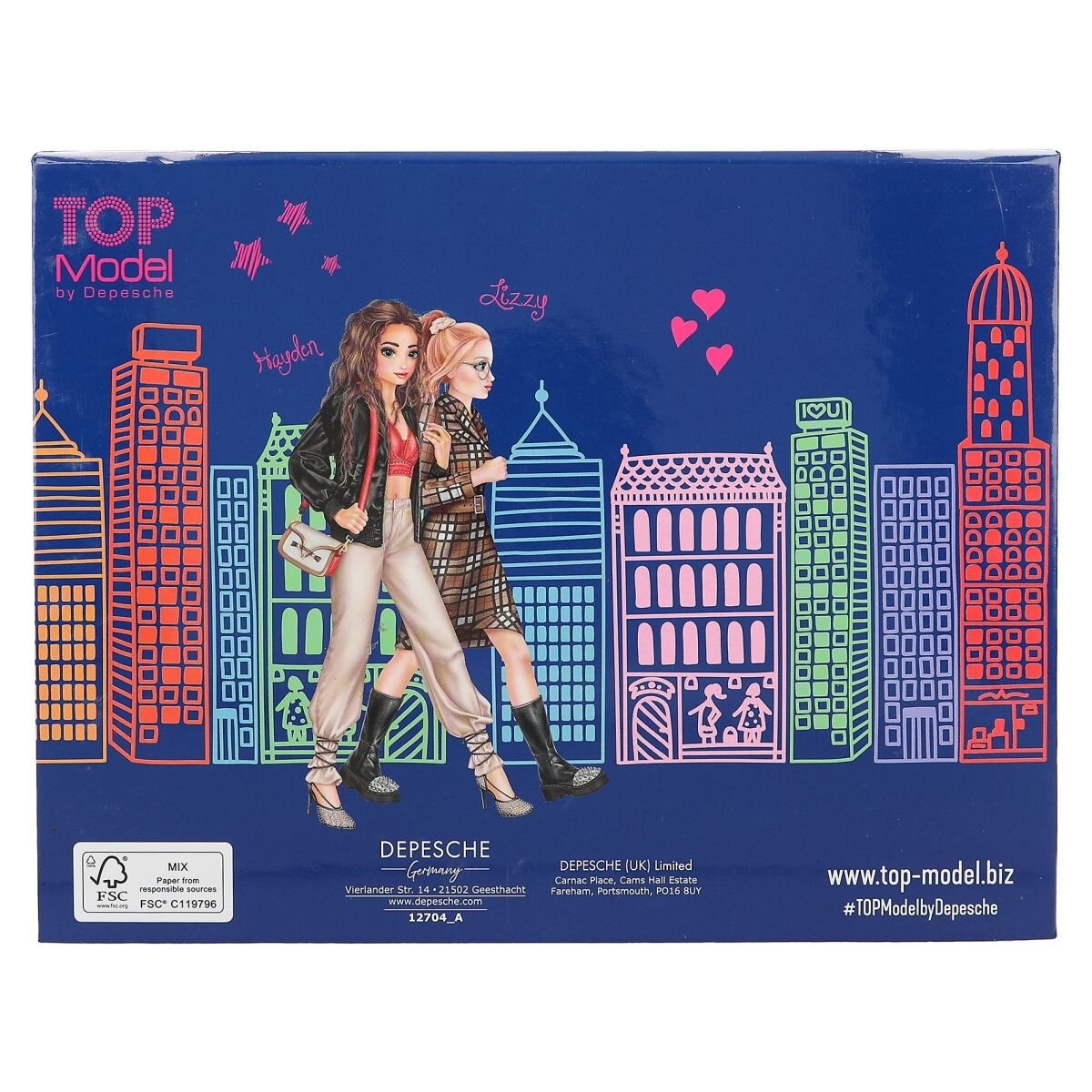 Depesche TOPModel Schreibwarenbox CITY GIRLS