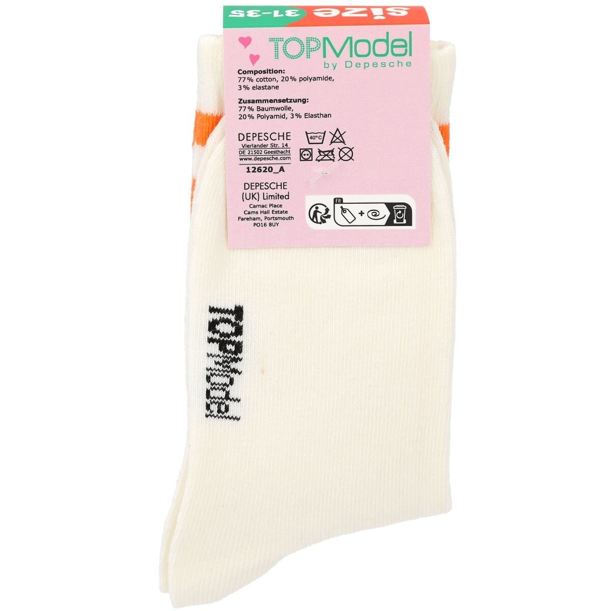 Depesche TOPModel Socken CITY GIRLS, Größe 31 - 35