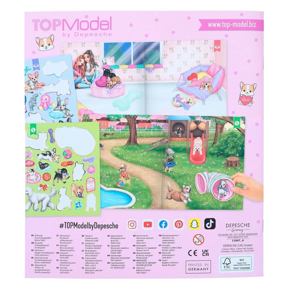 Depesche TOPModel Stickerworld CORGI