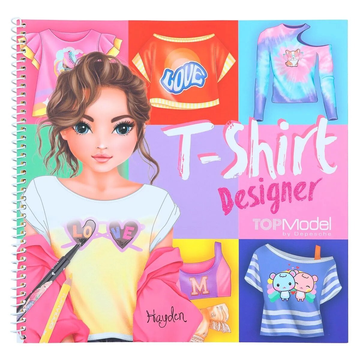 Depesche TOPModel T-Shirt Designer Malbuch