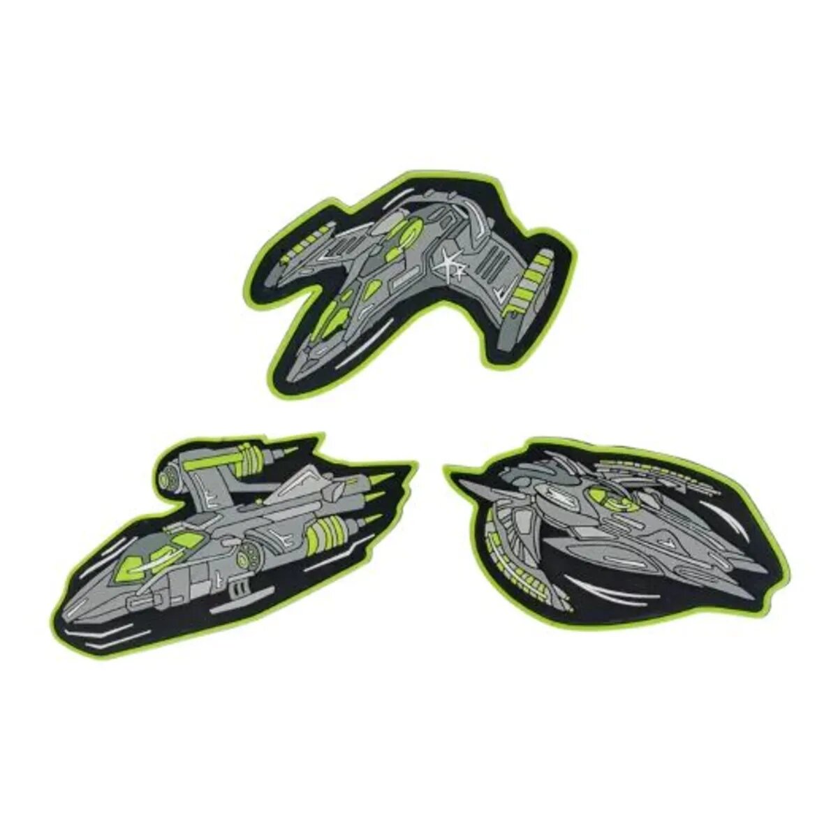 DerDieDas Schulranzen-Set ErgoFlex Easy "Superflash" Neon Fighter, 5-teilig