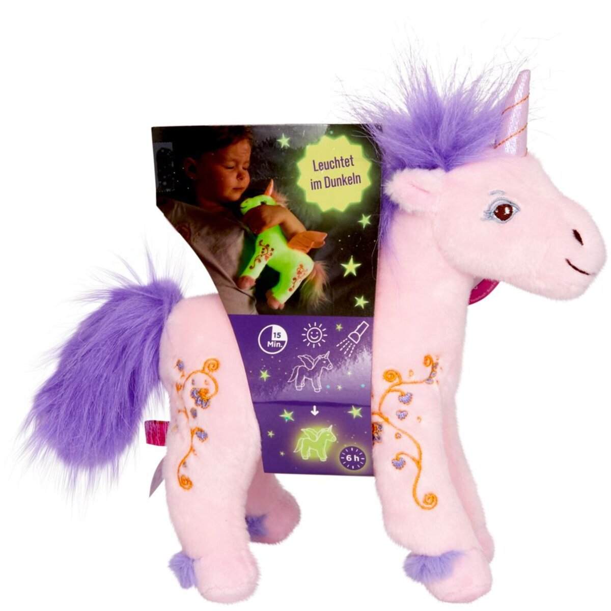 Die Spiegelburg Leuchtendes Einhorn Luna - Einhorn-Paradies