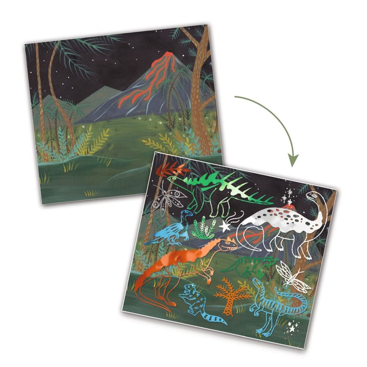 Djeco Artistic Patch: Dinosaurier