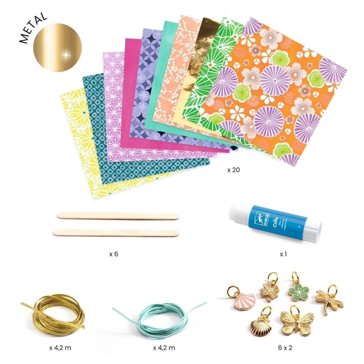 Djeco DIY: Papierperlen Stylish & Gold