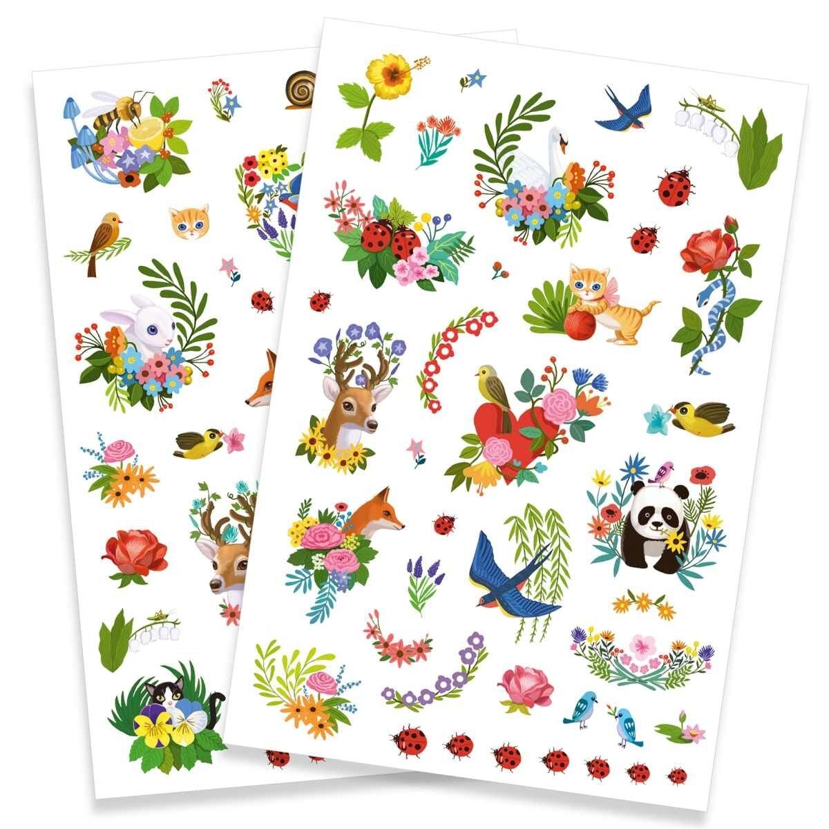 Djeco Tattoos: Fröhlicher Frühling