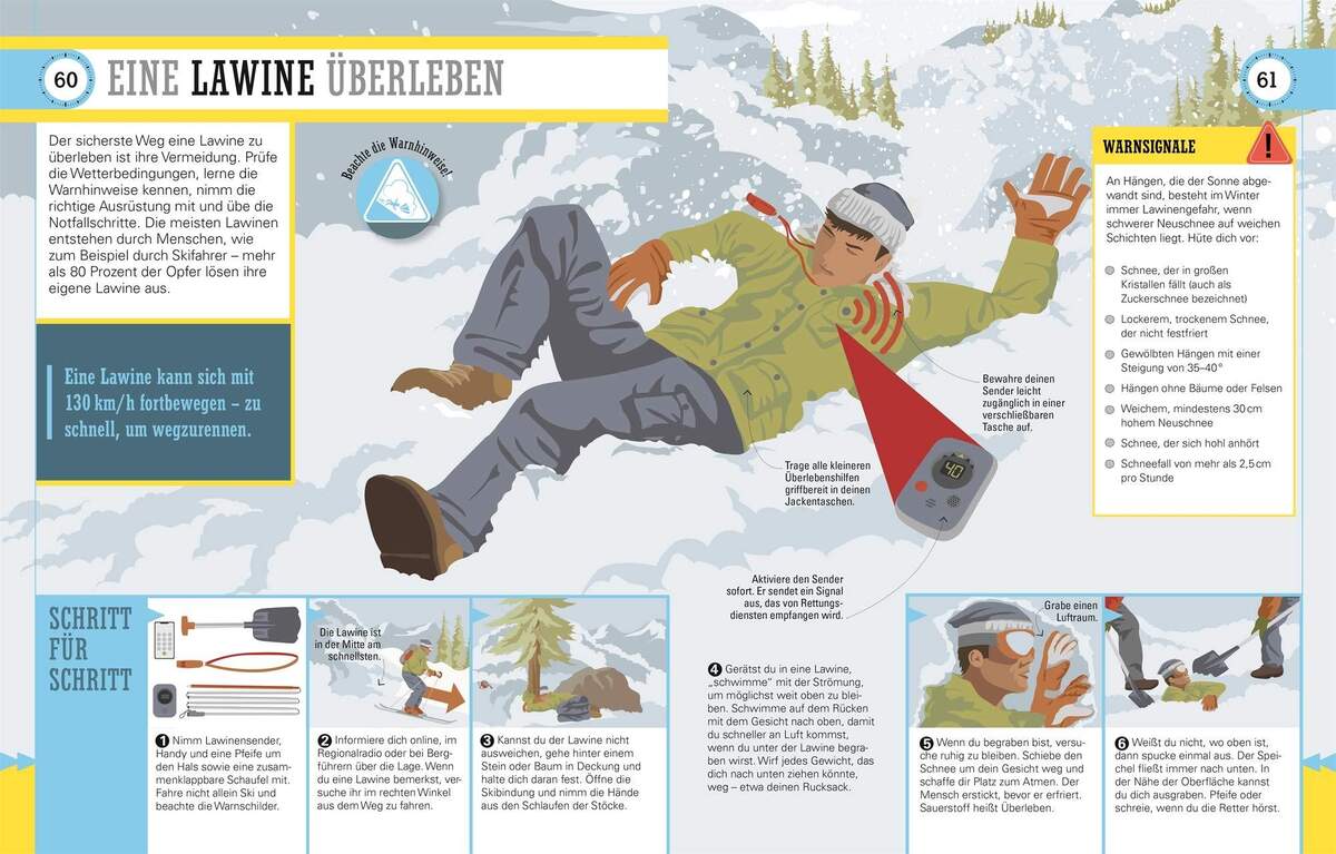 DK Verlag Survival für Einsteiger: Das Outdoor Abenteuer Handbuch