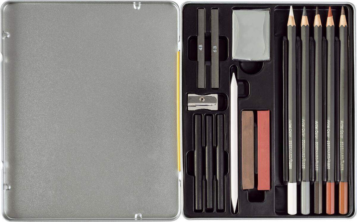 Eberhard Faber Zeichenset Artist Color, 16-teilig