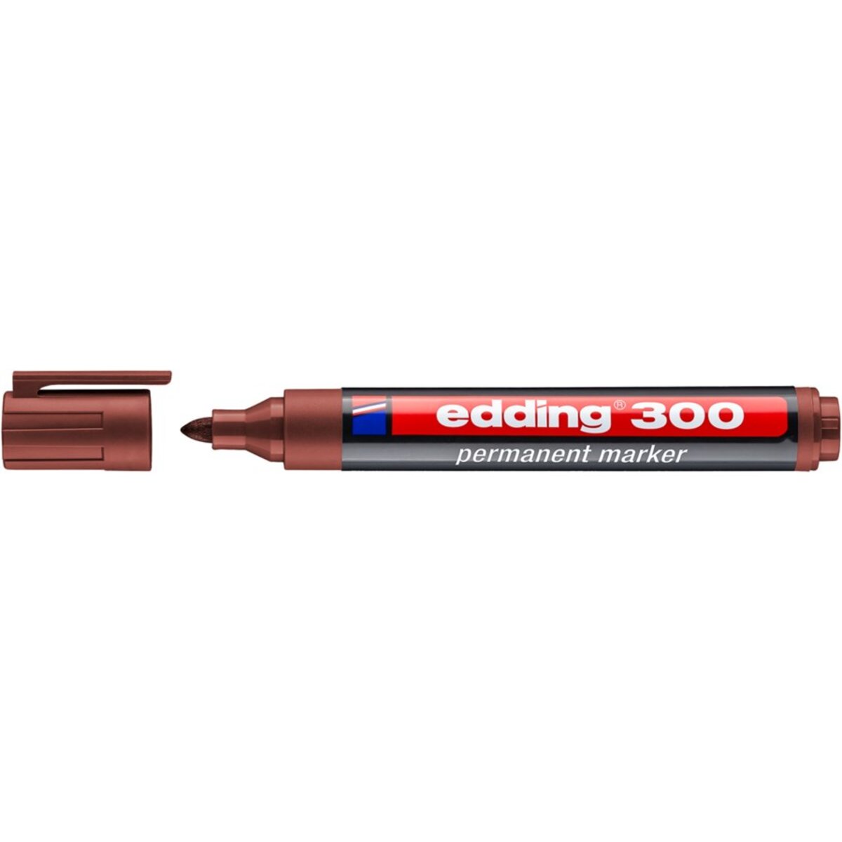 edding 300 Permanentmarker braun, Rundspitze 1,5-3 mm