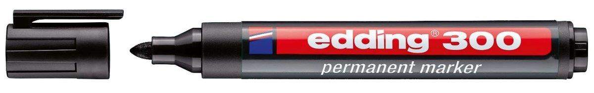 edding 300 Permanentmarker, 1.5-3mm schwarz