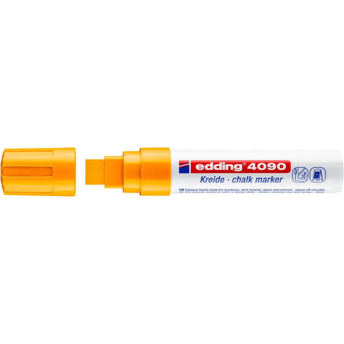 edding 4090 Kreidemarker, 4-15mm, neonorange